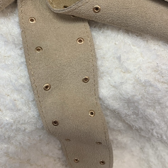 Anthro Brynn Studded Wrap Belt in Natural New main image 6